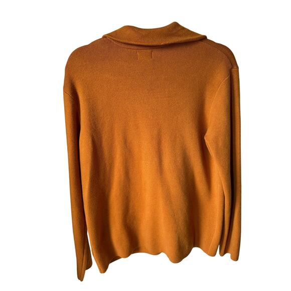 Willow Blossom Burnt Orange Button-Up Shacket Size M - Picture 4 of 6